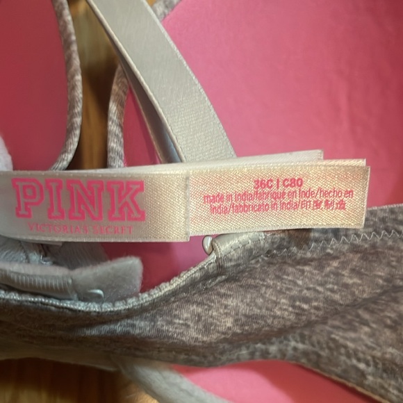 NWOT Pink underwire bra 36C - Picture 3 of 3